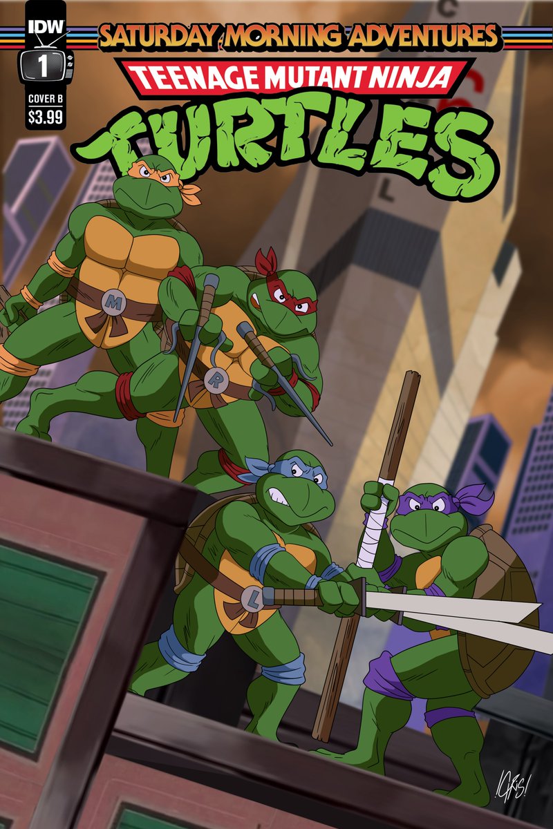 mistajonz's tweet image. ✨When my day job stops draining all the creativity and joy from my life I'll get back to making new stuff, till then here's some fake Teenage Mutant Ninja Turtles comic cover mockups repurposed from some older pieces✨