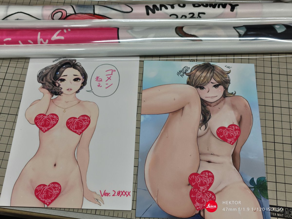 カラフルブレインさんから会場B2タペストリーとA4&A5の各種メタルフォトプレートが無事着!! …したのですが小武の発注リスト制作ミスで会場布ポスターの発注が通ってなかったミス判明。すみません会場ポスターの方はさらにもうしばしお待ちください…申し訳ありません 