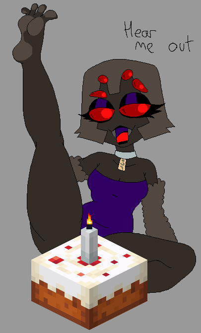 BouserML's tweet photo. Random Minecraft Spider i made for a drawpile https://t.co/wazdrqARN0