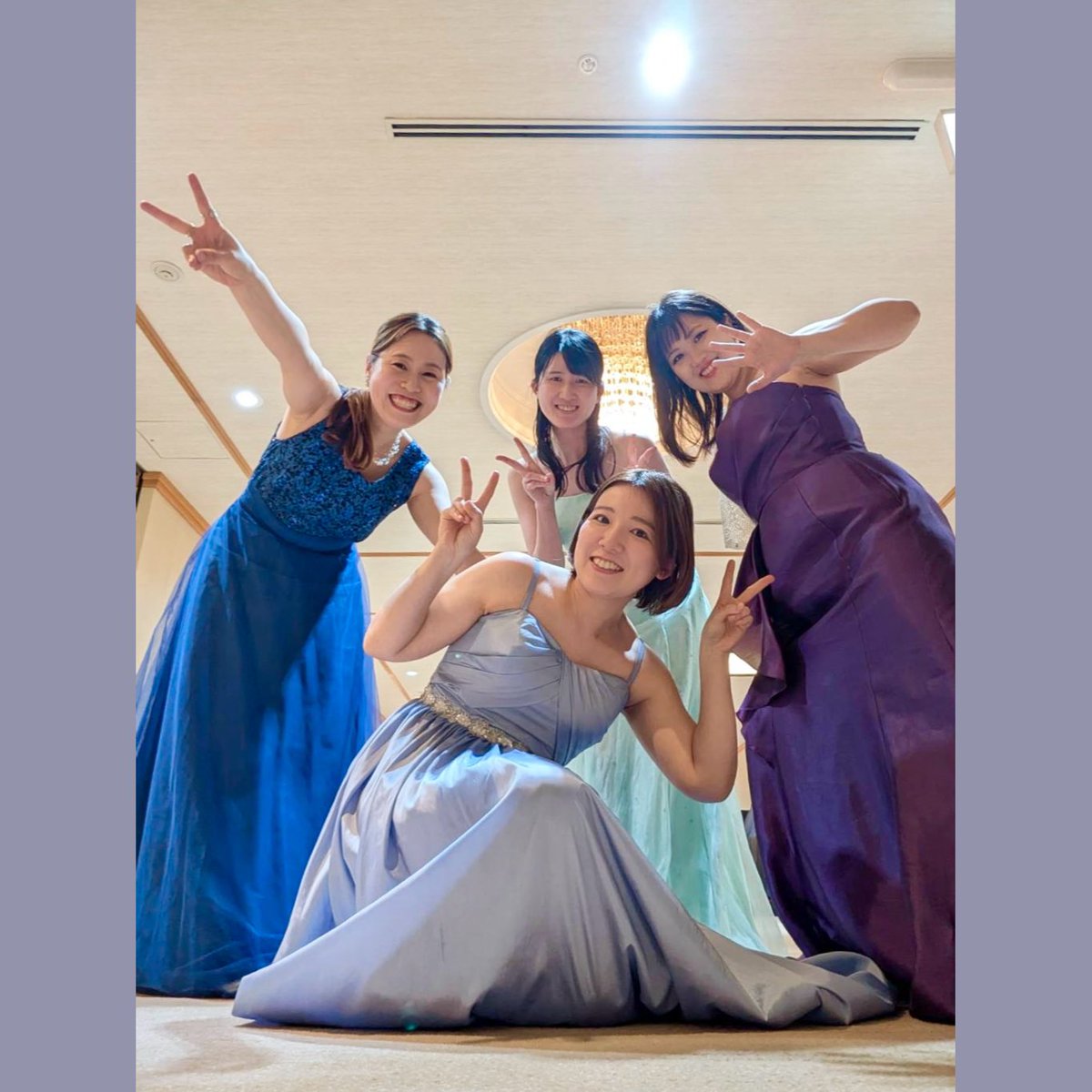 QuartetArco's tweet photo. ご縁を繋いでいただき、式典と祝賀会にて演奏させていただきました。
近くまで来て熱心に聴いてくださる方もいて大変嬉しかったです✨

準備段階から大変お世話になりましたご担当者様、ご関係の皆様、誠にありがとうございました。

楽器を持たずに記念撮影📸
#カルテットアルコ
#カルテット・アルコ https://t.co/w6h2hZi3xd