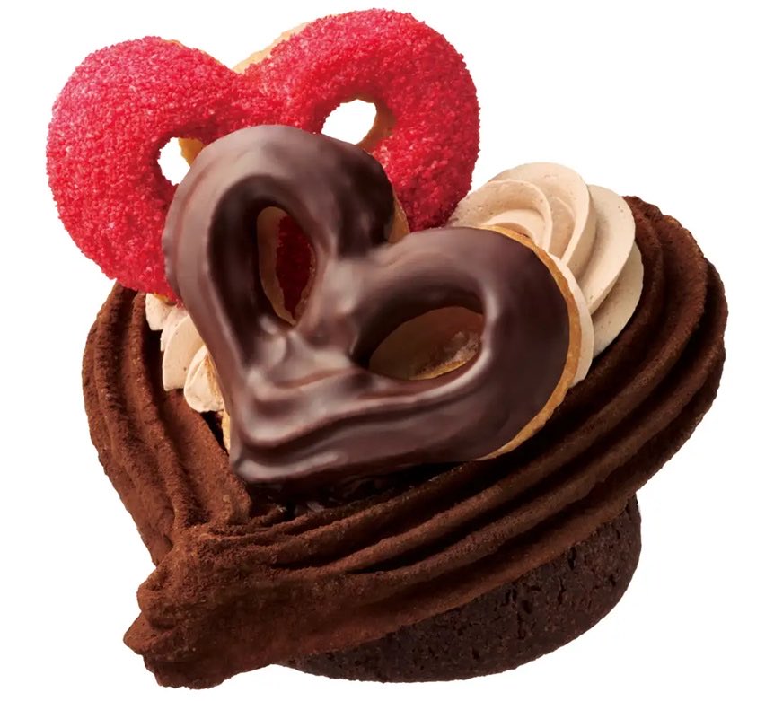 ２月４日よりミスタードーナツから、トリュフショコラをイメージしたなめらかな食感のショコラドーナツ生地にプラリネホイップを絞りチョコレートをコーティングしたゴディバとのコラボ商品『トリオハート ショコラ＆プラリネ』が新発売されます✨
sweetroad5.com/news/22864/