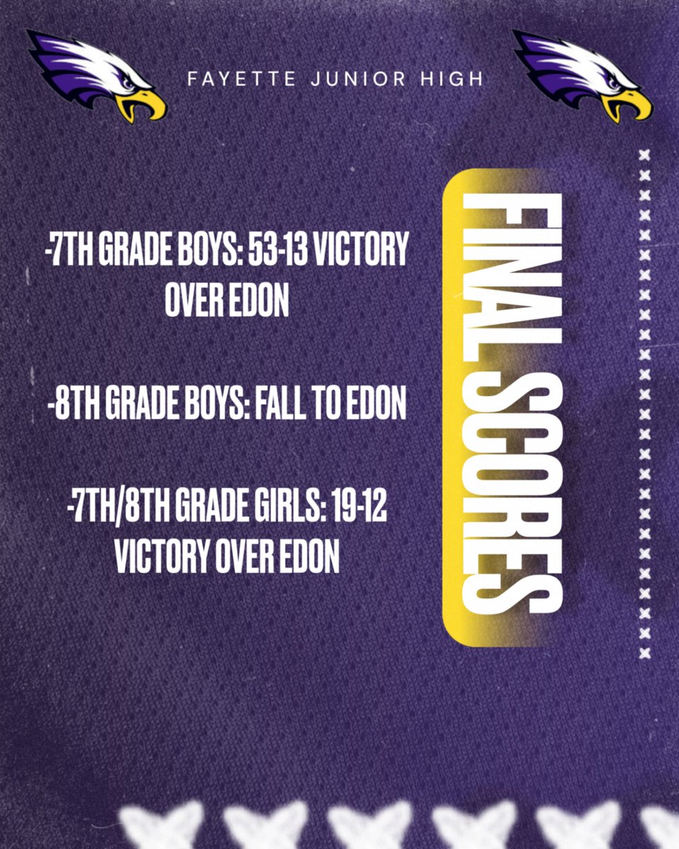 Junior high athletics update!