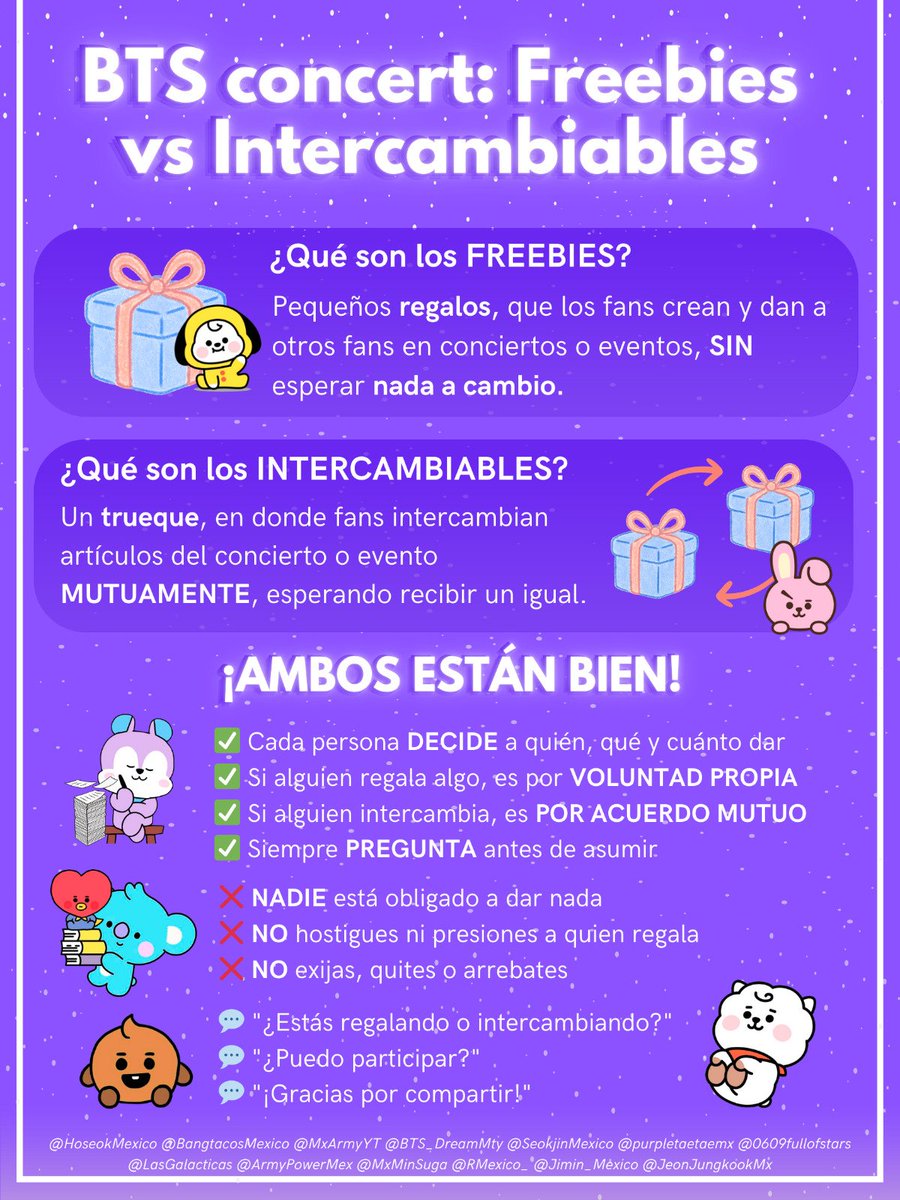 SeokjinMexico's tweet photo. ARMY MX | ANUNCIO
Esta tradición es para compartir recuerdos y hacer la experiencia más divertida. 💜✨
#BTSARMY #ARMYMEXICO #ARIRANG #BTS_ARIRANG #BTScomback2026 #BTSISCOMING https://t.co/KNmdprn07n
