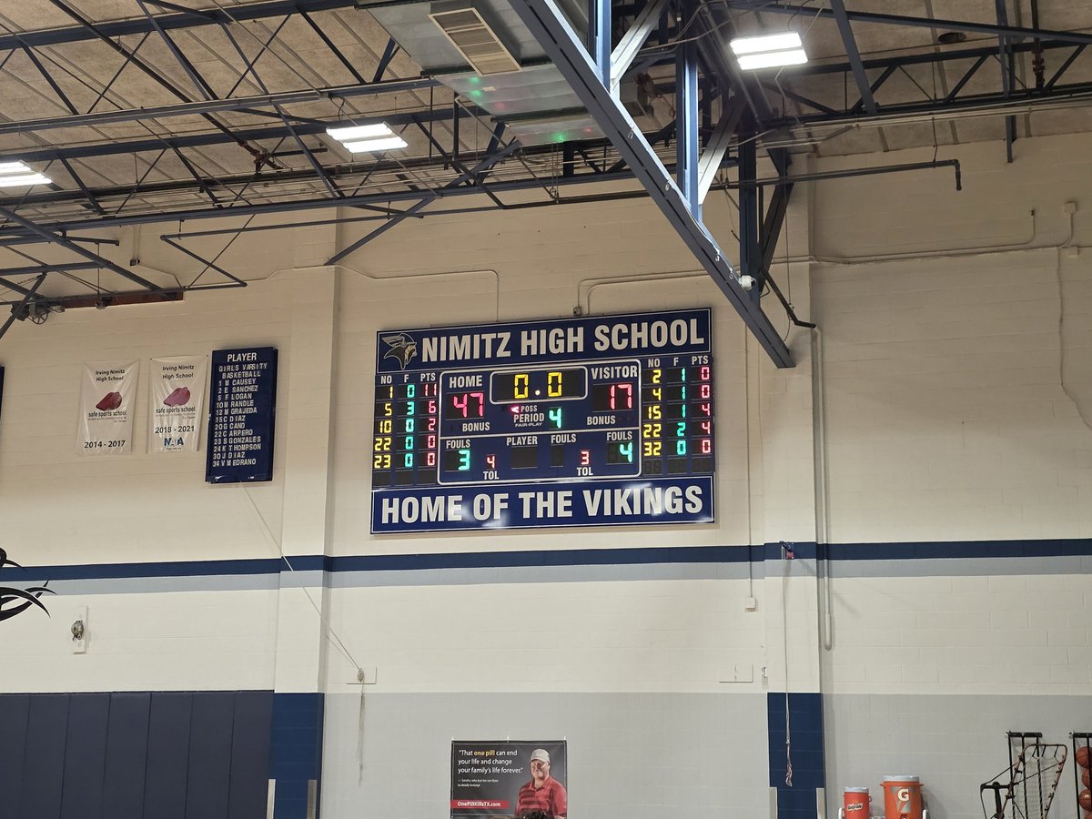 LadyVikingHoops's tweet photo. Congratulations to our Varsity Lady Vikings - 👏 with the win tonight 47-17 against MacArthur!!! https://t.co/ClVS6fcgZU