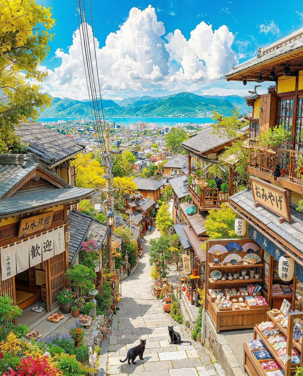 moshimoshi_ai's tweet photo. 風物詩の坂道
Seasonal Charm on the Slope https://t.co/zuUzxR6uro