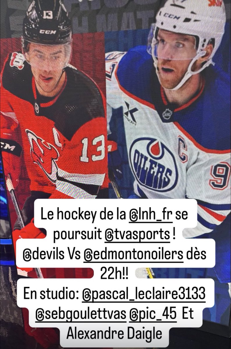 À notre tour maintenant!!