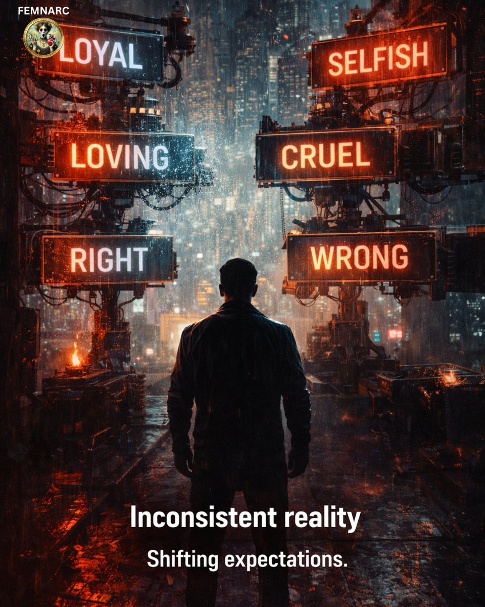 FEMNARC's tweet photo. When meaning changes faster than rules, orientation becomes unstable.
Clarity arrives without alignment.
https://t.co/ZXuDm70uD4
#femnarc #meme #memecoin #contradiction #systemnoise https://t.co/t2ONGNvVtF