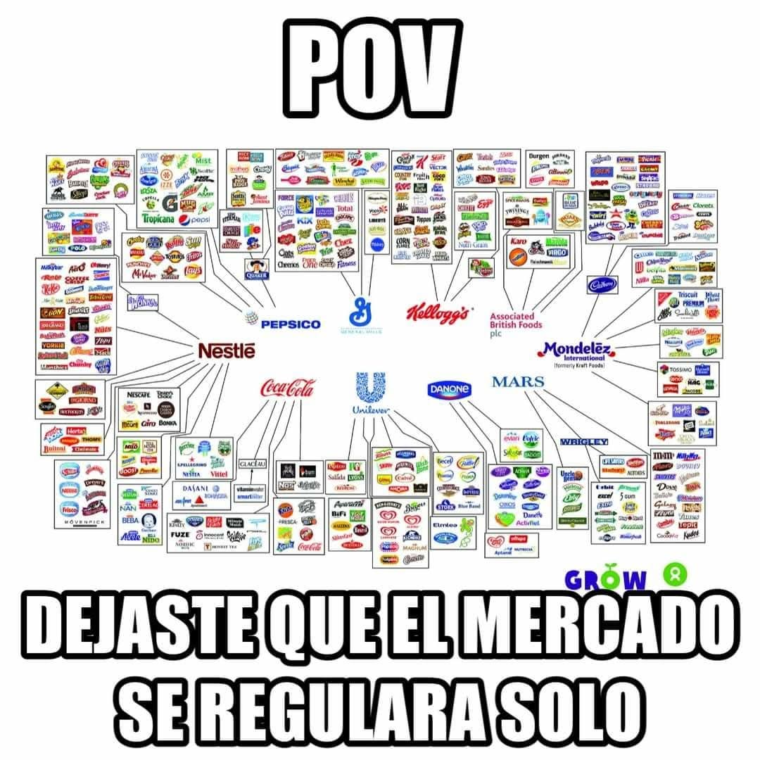 CualquieraMujer's tweet image. El mercado se regula solo.

El mercado: