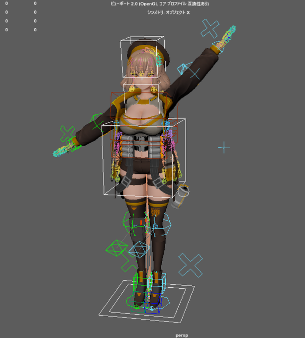 AIで動かしてるわけじゃなくて 普通に3Dモデル作ってアニメーションさせてます