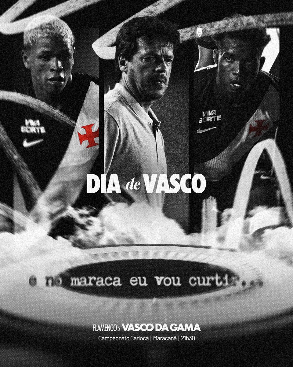 VascodaGama's tweet image. É DIA DE VASCO! É DIA DE CLÁSSICO! 💢

#DiaDeVasco
#VascoDaGama
