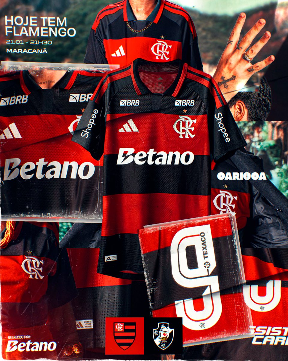 Flamengo's tweet image. Não tem nada melhor no mundo do que o nosso lugar! Hoje é dia de reencontrar a nossa torcida de volta em casa!

ALÔ, NAÇÃO! HOJE TEM MENGÃO NO MARACANÃ!

A partir das 21h30, a Casa do Inesquecível recebe o primeiro Flamengo x Vasco do ano e de camisa nova! É a estreia do novo…