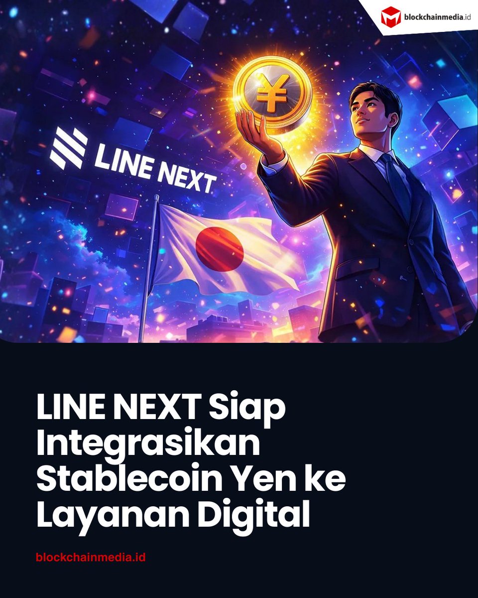 Vingika's tweet image. LINE NEXT menggandeng JPYC untuk mengintegrasikan stablecoin yen ke layanan digital, mendukung pembayaran dan sistem reward di Jepang.

BACA SELENGKAPNYA: blockchainmedia.id/line-next-siap…

#jepang #LINE #stablecoin #yen #crypto #cryptonews #asetkripto #beritakripto