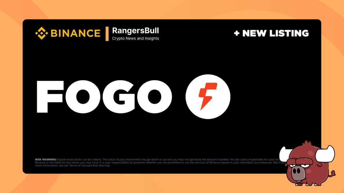 New Listing: FOGO on <a href="/binance/">Binance</a> 
Sign once.
Trade without pop-ups.
Speed you can actually feel.
Valiant, Pyron, FogoLend, Brasa, all live from Day 1.
No ghost chain vibes here.
This isn’t an L2.
It’s a fast, unified Layer 1 built for traders.
Register here: binance.com/join?ref=37606…