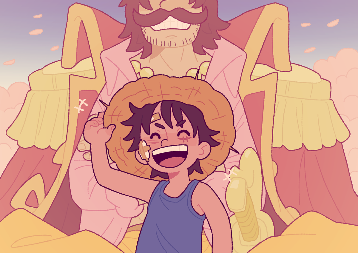 i redrew my favorite frame from the #ONEPIECE anime !!! :D