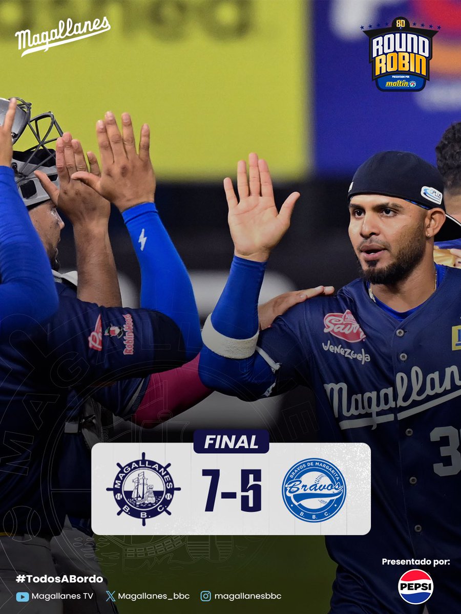 𝗥𝗲𝗽𝗲𝘁𝗶𝗺𝗼𝘀… 𝗲𝘀𝘁𝗼 𝗲𝘀 𝗛𝗔𝗦𝗧𝗔 𝗤𝗨𝗘 𝗘𝗟 𝗠𝗔𝗥 𝗦𝗘 𝗦𝗘𝗤𝗨𝗘 💪⚓️

Vaaamos muchachos vaaamos, otra victoria importantísima

#Magallanes #Todosabordo