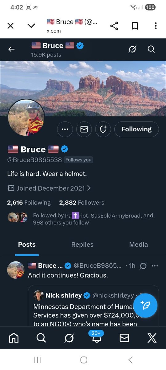 Two great patriot accounts looking for new connections 
<a href="/BruceB9865538/">🇺🇸 Bruce 🇺🇸</a> 
<a href="/DKayWeb/">TrumpWonBigly🇺🇸🇨🇱#MAGA</a> 
F&amp;R
💪🫶💯🇺🇸
