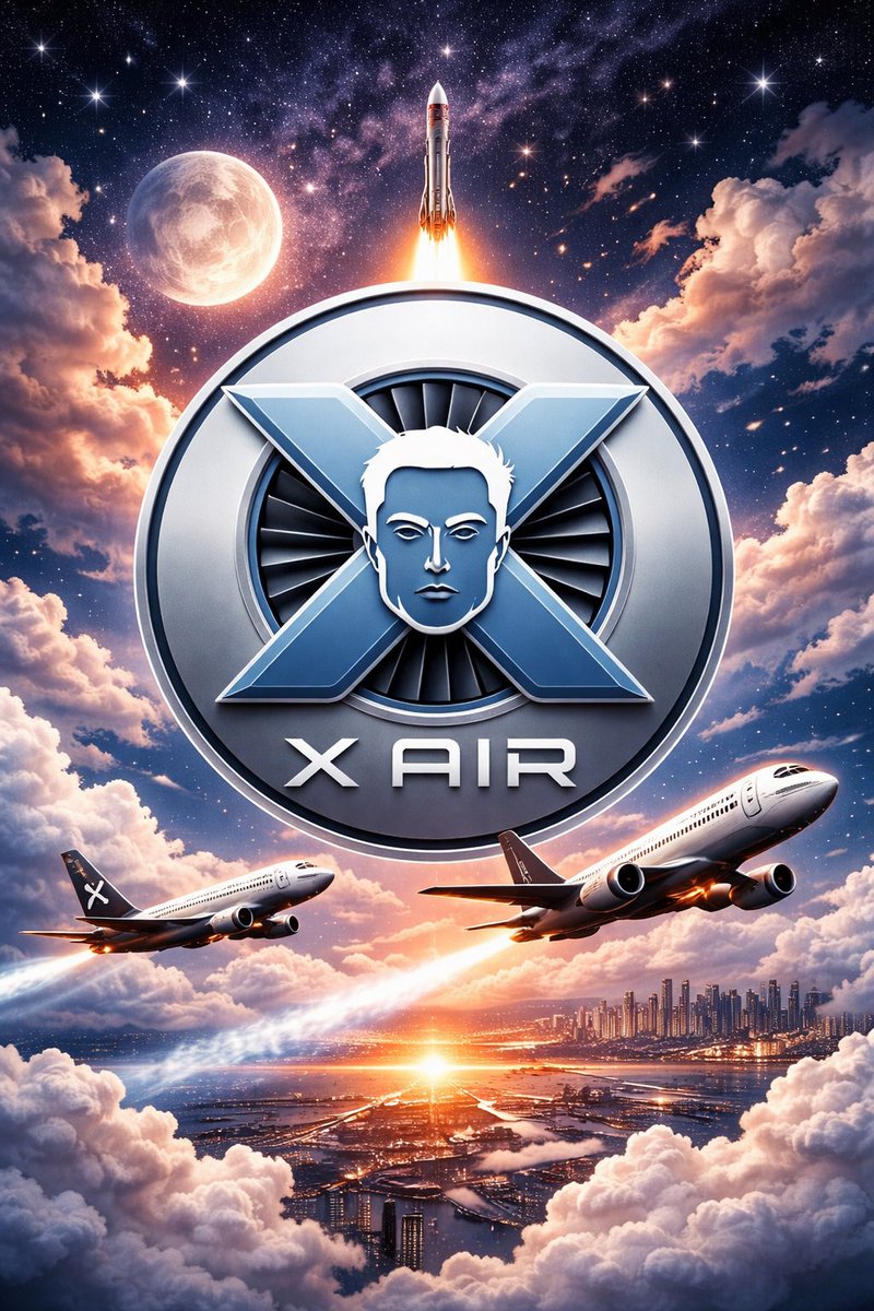 EthPerry69's tweet photo. ✈️ $XAIR
Elon jokes 🤝 Ryanair drama 🤝 X narrative

No airline.
No permission.
Just pure meme turbulence.

If Elon buys Ryanair → XAir
If not → still XAir 😈

Early. Viral. Community-powered.
Strap in or watch it fly without you 🚀

#XAIR #MemeCoin #XMeta #CryptoMemes https://t.co/Wl7RY4tQhH