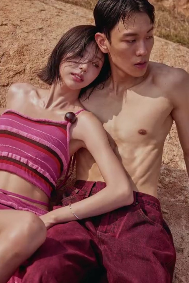 timelapseu's tweet image. Goeun and Jaejin photoshoot.

#SinglesInferno5