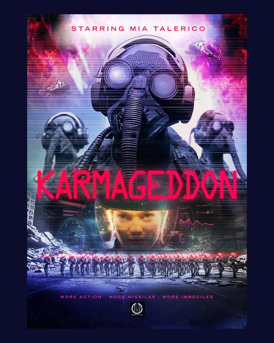 House of Film is proud to present KARMAGEDDON, a high-octane sci-fi dystopia at the visionary intersection of Blade Runner’s aesthetics and Dr. Strangelove’s sharp satire.
#houseoffilm #karmageddon #miatalerico #AI #thriller