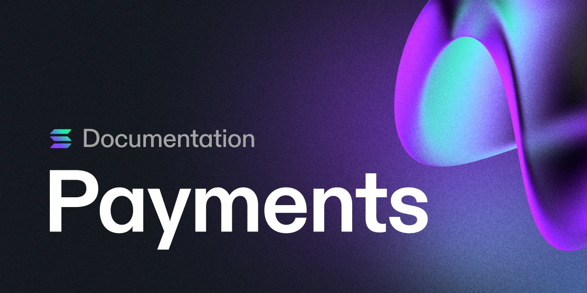 solana_devs's tweet image. Solana processed over $1 trillion in stablecoin volume in 2025.

Sub-second settlement, sub-cent fees, parallel execution — it's built for payments.

Now it's easier than ever to build on it — we just shipped comprehensive payment docs.