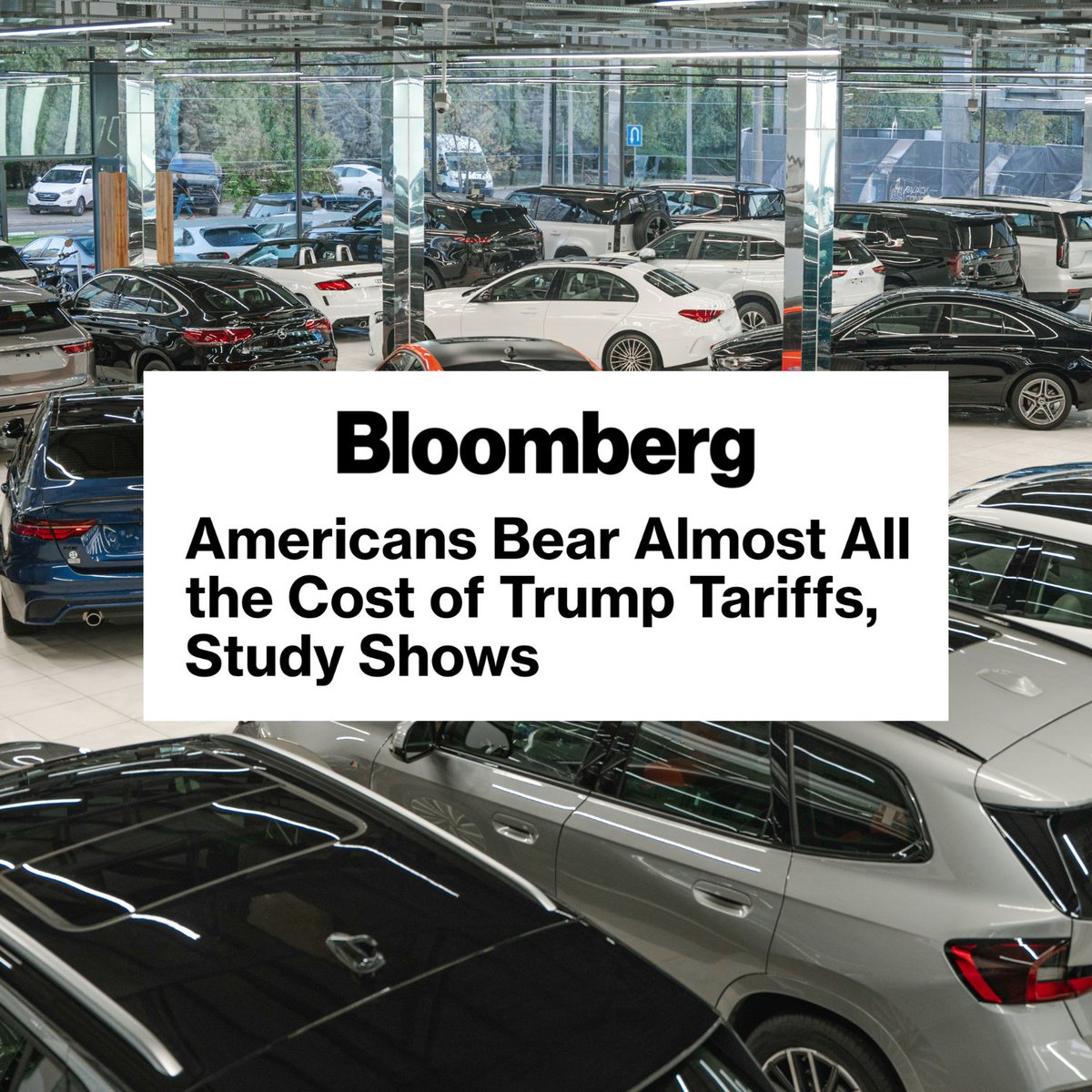 Trump's tariffs aren't hitting foreign markets like he claimed they would.

The facts are clear: American importers, businesses, and U.S. consumers are shouldering nearly all the cost.

Chaos is not a trade strategy. It harms working families and businesses alike.