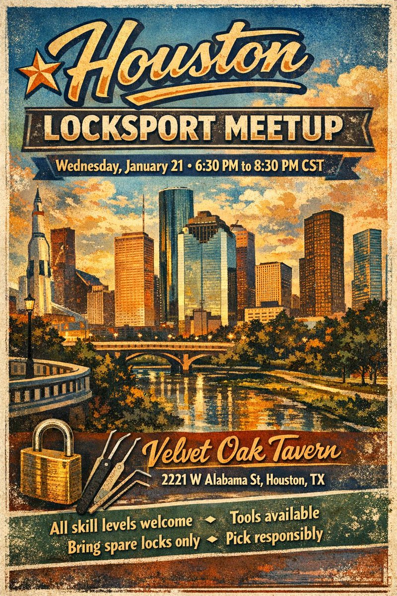 Houston LockSport tweet media
