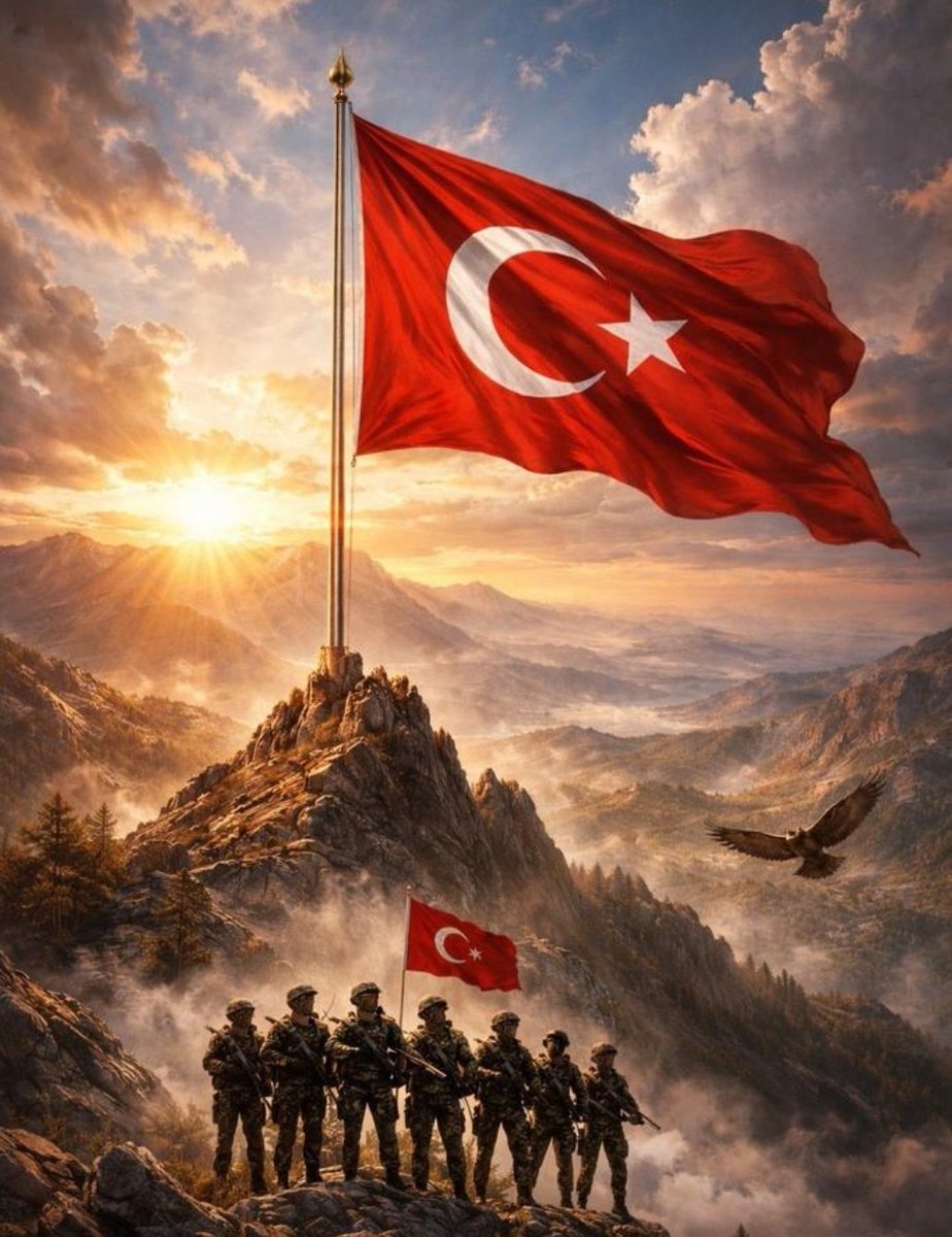 Bayrakları bayrak yapan üstündeki kandır. Şehit kanı ile al rengini almış bayrağımıza el uzatanlara hesabını sormak da bu milletin boynunun borcudur. Şeref yoksunu ellerin lekesi o kutlu sancağa işlemez; ama o sancak, o elleri kırmasını bilir! 
#BayrakNamustur
#TürkBayrağı