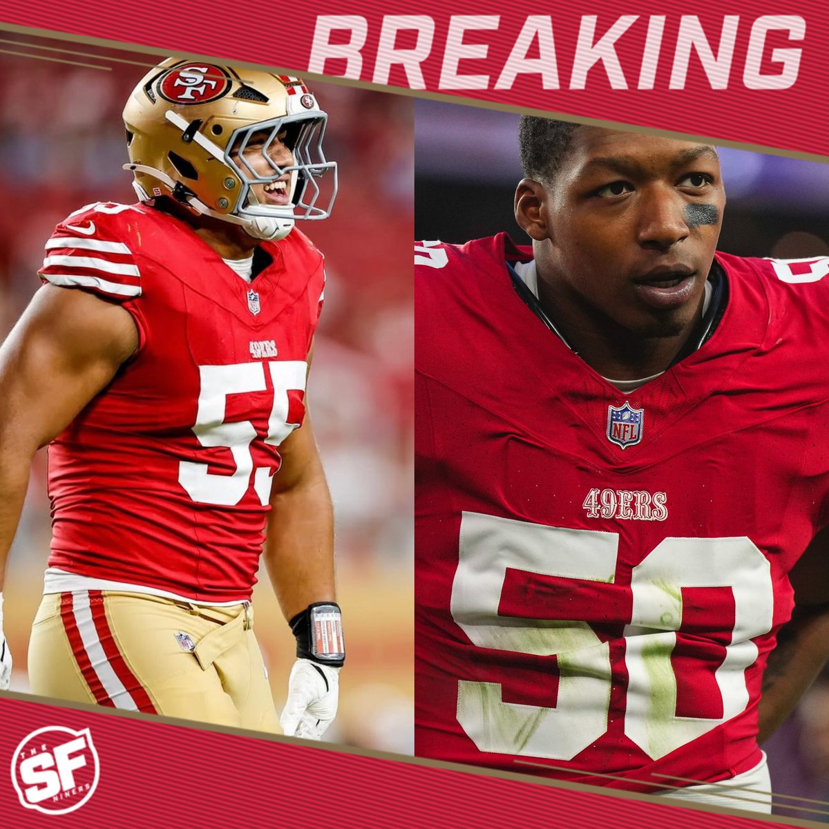 TheSFNiners's tweet image. The #49ers announced they have signed the following 14 free agents to Reserve/Future contracts:

- OL Isaac Alarcon
- DL Evan Anderson
- CB Eli Apple
- WR Junior Bergen
- DL William Bradley-King
- DB Derrick Canteen
- LB Andrew Farmer II
- S Darrick Forrest
- LB Jalen Graham
- QB…
