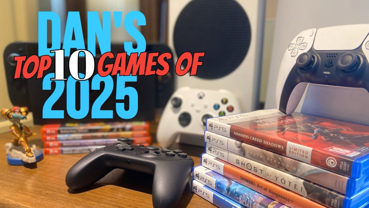 A little later than I meant to get this done, but here's my Top 10 Games of 2025. Link below! 

(thanks to <a href="/Doctor_Cupcakes/">Liam (@liamrobertson.bsky)</a> for letting me use the podcast audio 🙌)
