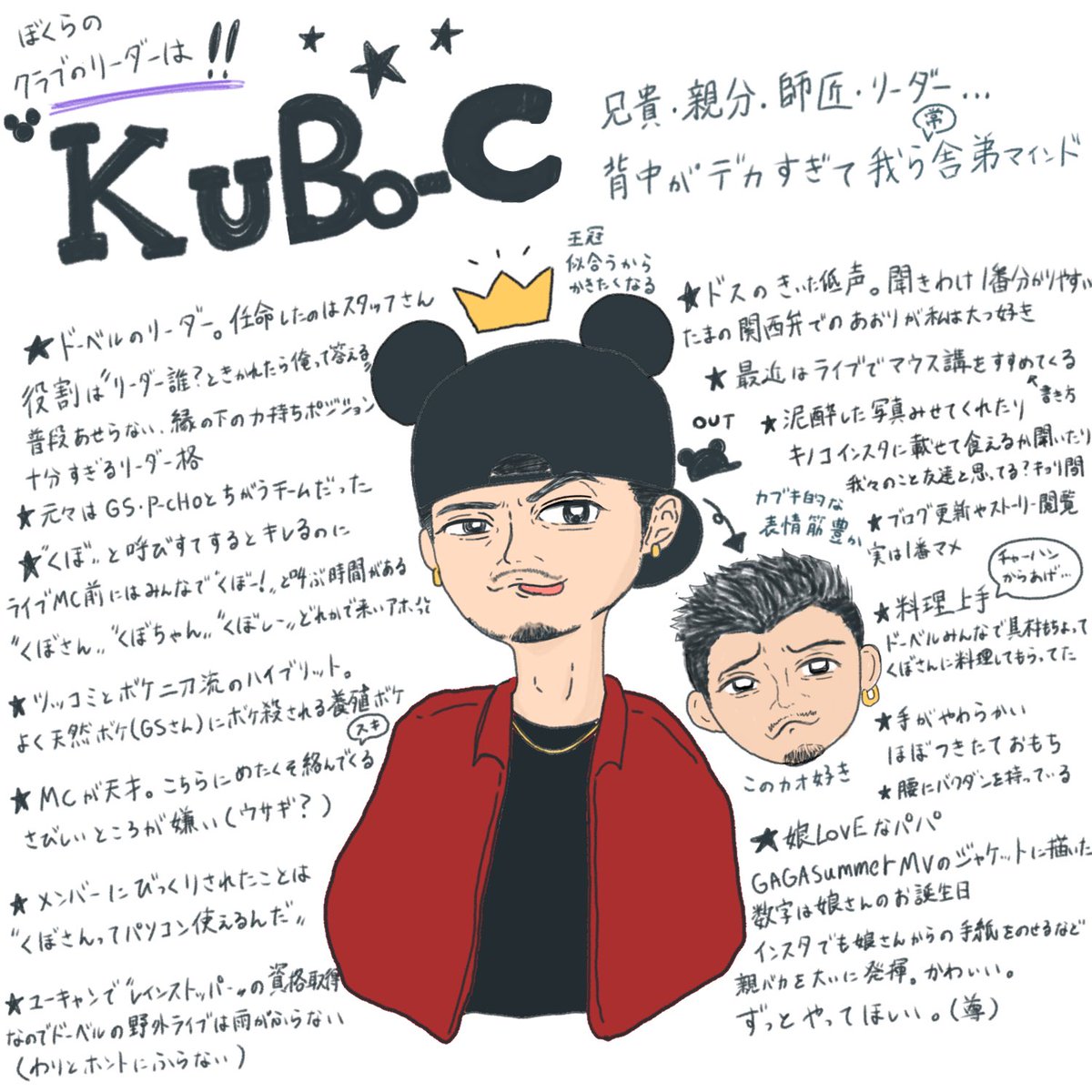KUBO-Cさんまとめ

メンバーみんなそうだろうけど、くぼさんは特にドーベルのライブに行ったら500000000%好きが増す存在なのではと思います。ドーベルライブ初だった私、くぼさんの気さくの権化MCに他のどの現場より大爆笑して一気に好きになったから

<a href="/KUBOC_OFFICIAL/">KUBO-C</a> 
#DOBERMANINFINTY #kubo_c