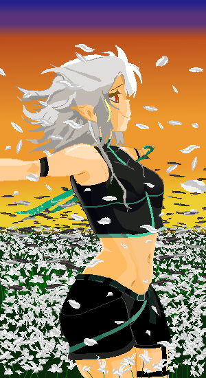 Started this months ago as practice, today felt like a good time to finish it. I'll never forget the fairy who dragged me into a much more fun and whimsical life. 💚 Ok, enough Pomu sap, onwards! #PomuPaint