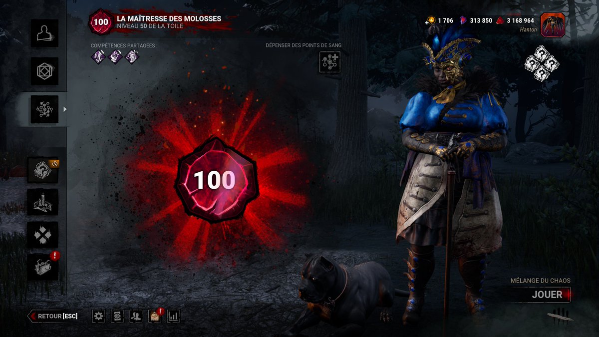 6e personnage prestige 100 ! #DeadByDaylight