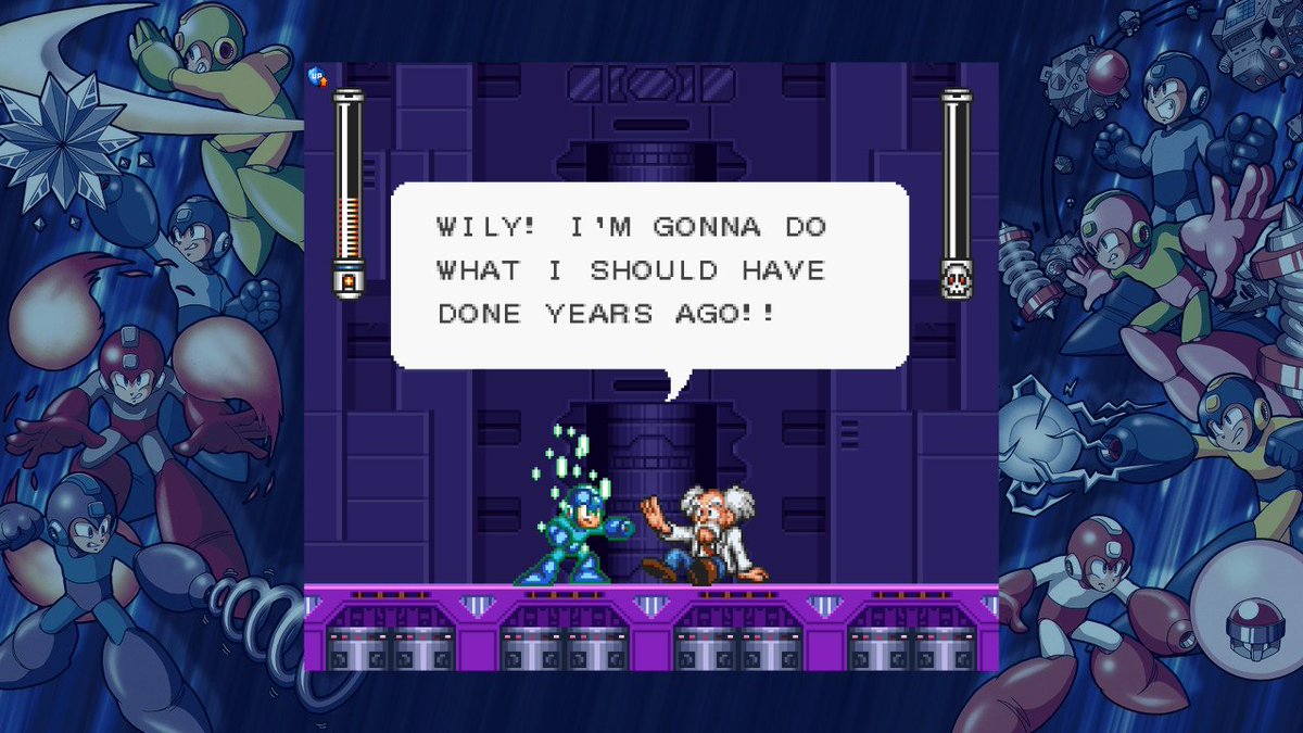 solidraul's tweet photo. El mega edgy #NintendoSwitch #MegaMan #MMLC2 https://t.co/74PTTaIDJD