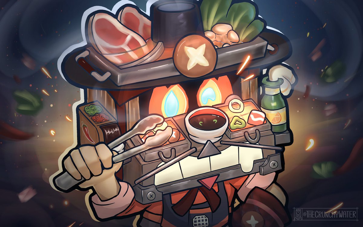 Spicy Grill Griff for Supercellmake
Link: make.supercell.com/en/creation/sp…

#supercellmake #BrawlStars #brawlstarsart