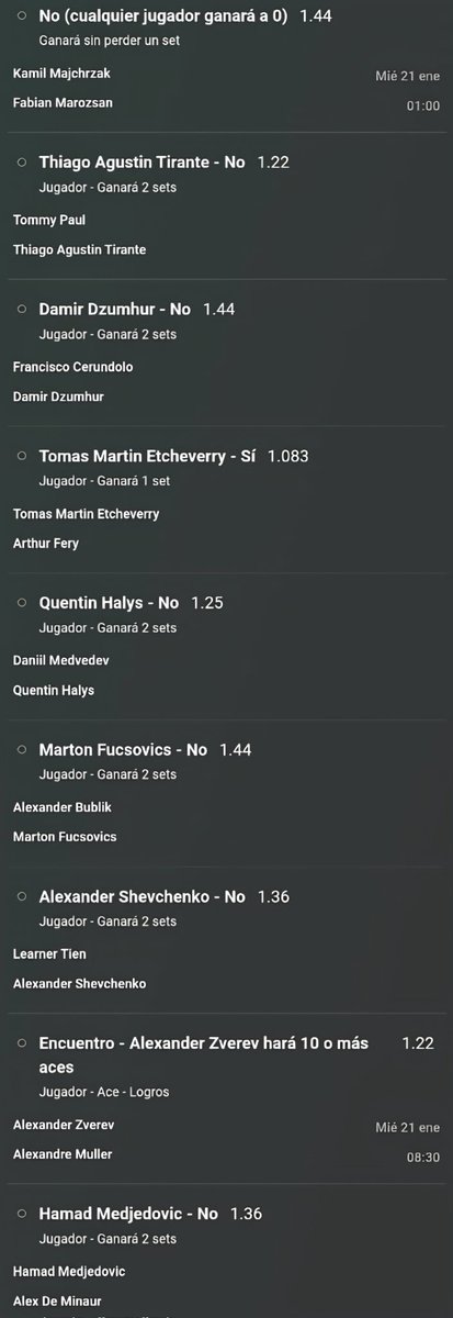 StakeGtips's tweet image. Nuestra combi para la jornada de #AO26 🎾👨‍🍳