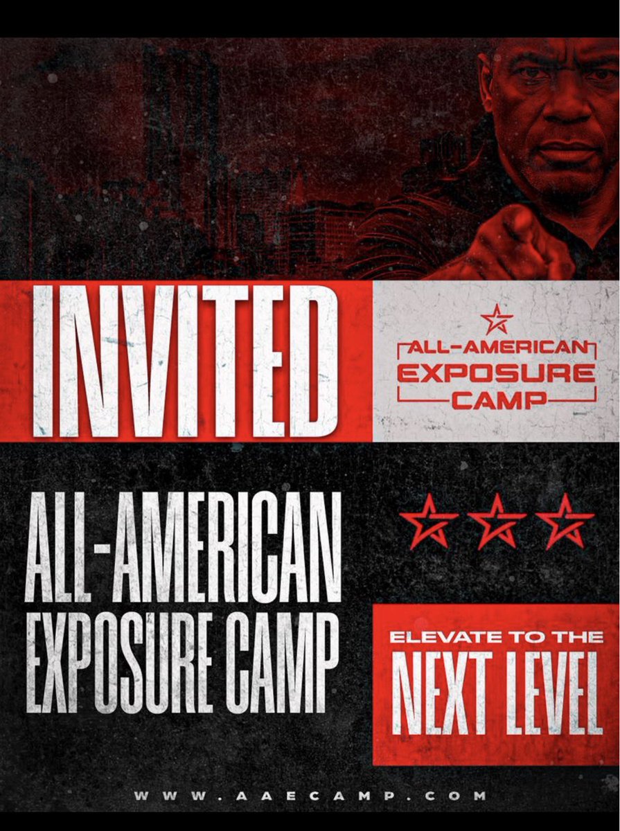Chancebarrett_2's tweet photo. I’ve Blessed to receive an invite to an all American exposure camp ! 🙌 https://t.co/gVy0hIufTr
