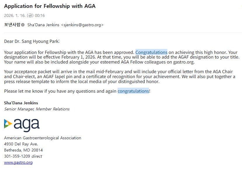 Sang Hyoung Park, MD, PhD, AGAF tweet media