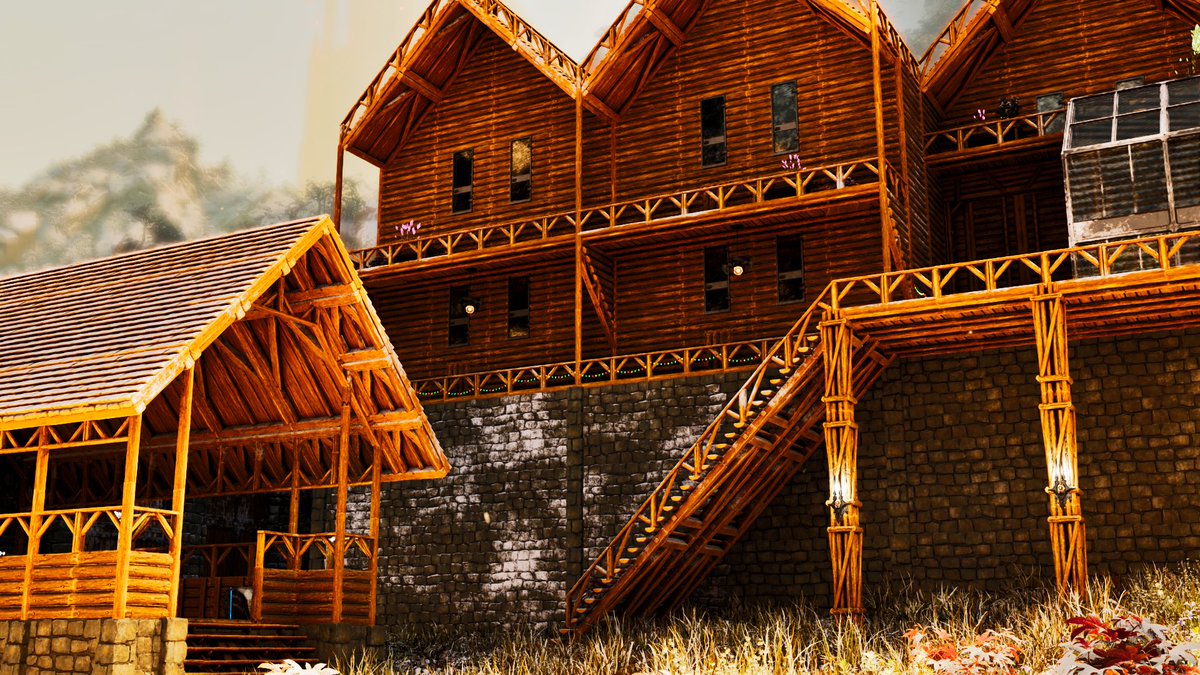 KarasuKarura_VT's tweet image. マイクラからArkに入ったタイプの人間なので建築要素大好きなんですが、フォトモードで撮影するのあまりにも楽しすぎる