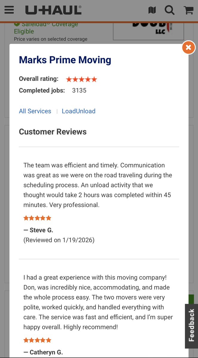 Mark’s Prime Moving LLC. tweet media