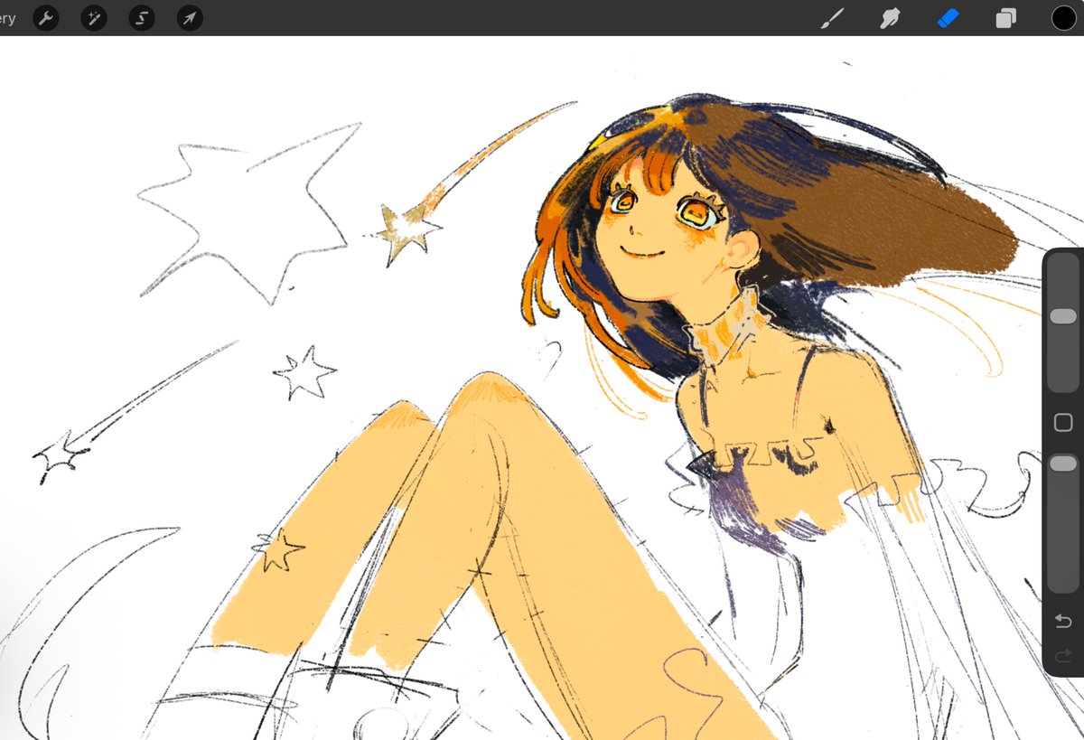 birdfrogdraws's tweet image. i love gachiakuta i love imagining amo think about her place in the universe