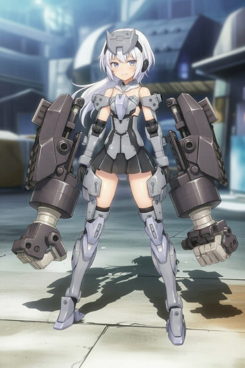 seri_nazuna_7ks's tweet image. 昨日設置したお題箱、早速お題がありましたので頑張ります！
そして、いつの間にかフォロワーさんが200に…ありがとうございます。
まずはお題の #FAガール のアーキテクトです。
あまり詳しくないので、合ってなかったらご指摘下さい！

#フレームアームズ・ガール  #FRAMEARMS #MechaGirl