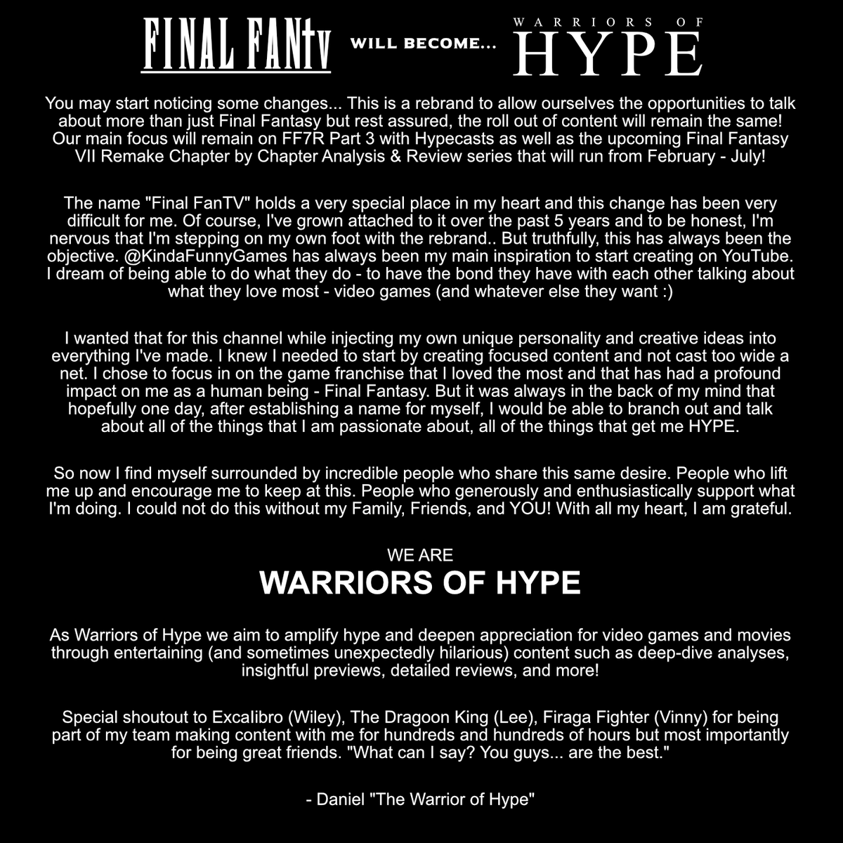 WarriorsofHype's tweet photo. We are...
WARRIORS OF HYPE https://t.co/tsYEQzxpQt