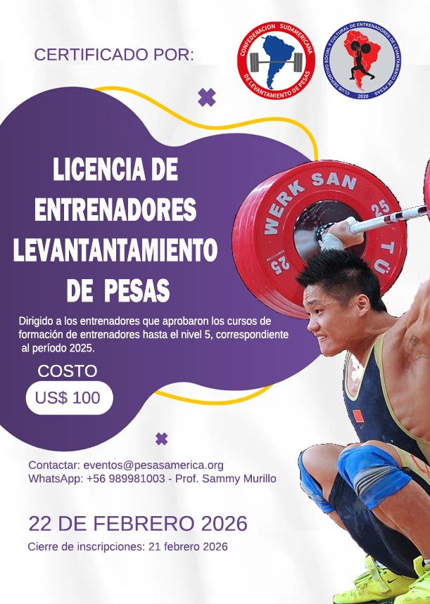 Federación Panamericana de Lev. de Pesas tweet media