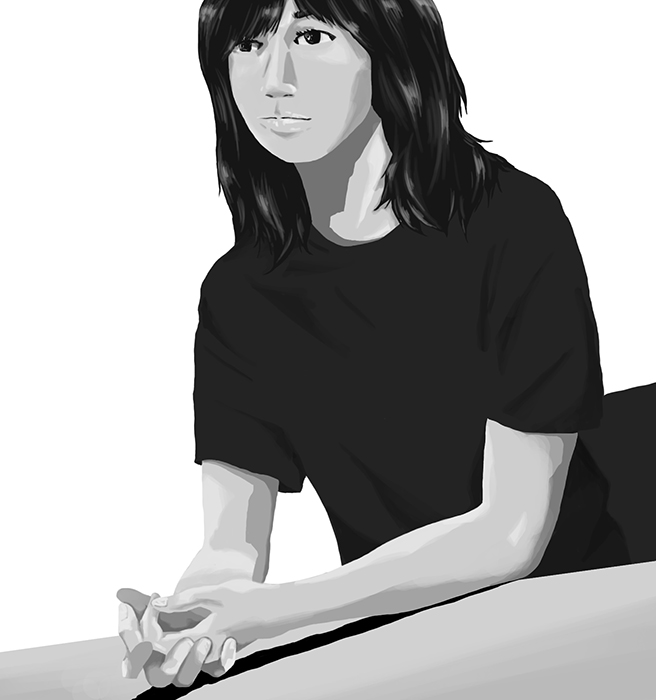 集英社 小説すばる2026年2月号     
『絶遠の春』第4回挿絵     
著・堂場瞬一  絵・宮坂猛    
 発売中です。『警察回りの夏』『蛮政の秋』『社長室の冬』から繋がる最新作、是非。 #小説すばる #堂場瞬一 #挿絵 #イラストレーション