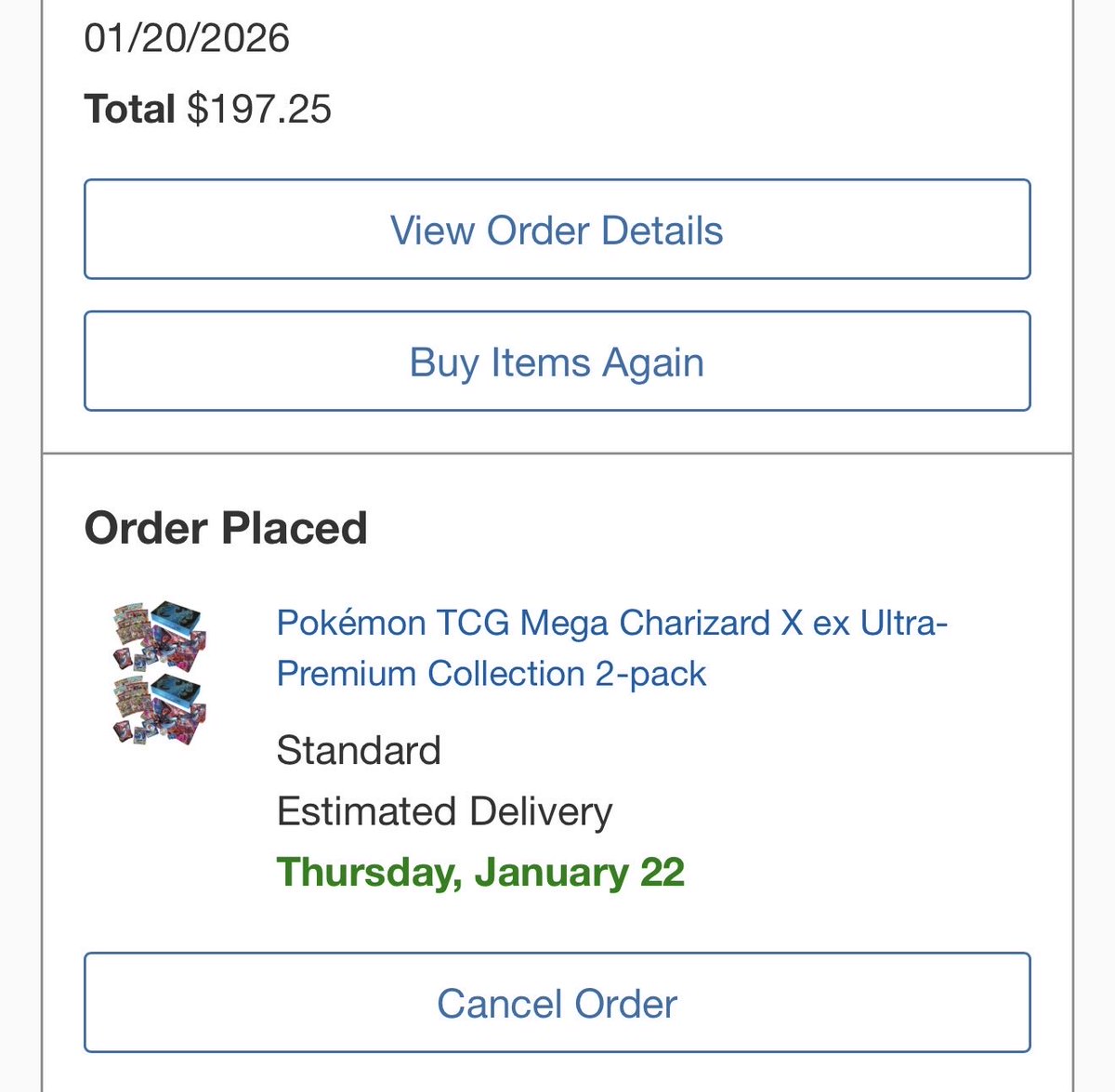 PokeRestockApp's tweet image. Was able to snag one. ☝️ 

#pokemontcg #costco #charizardupc