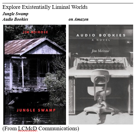 jwmeirose's tweet photo. Jumgle Swamp - Ferocious Swamp Devours Back City
Audio Bookies - Terrible Novel engulfs audiobook creators
Both on Amazon from @AuthorLachlan , LJMcD Communications
#experimentallit #literaryfiction #fictionwriter https://t.co/ZkrQRb90EO
