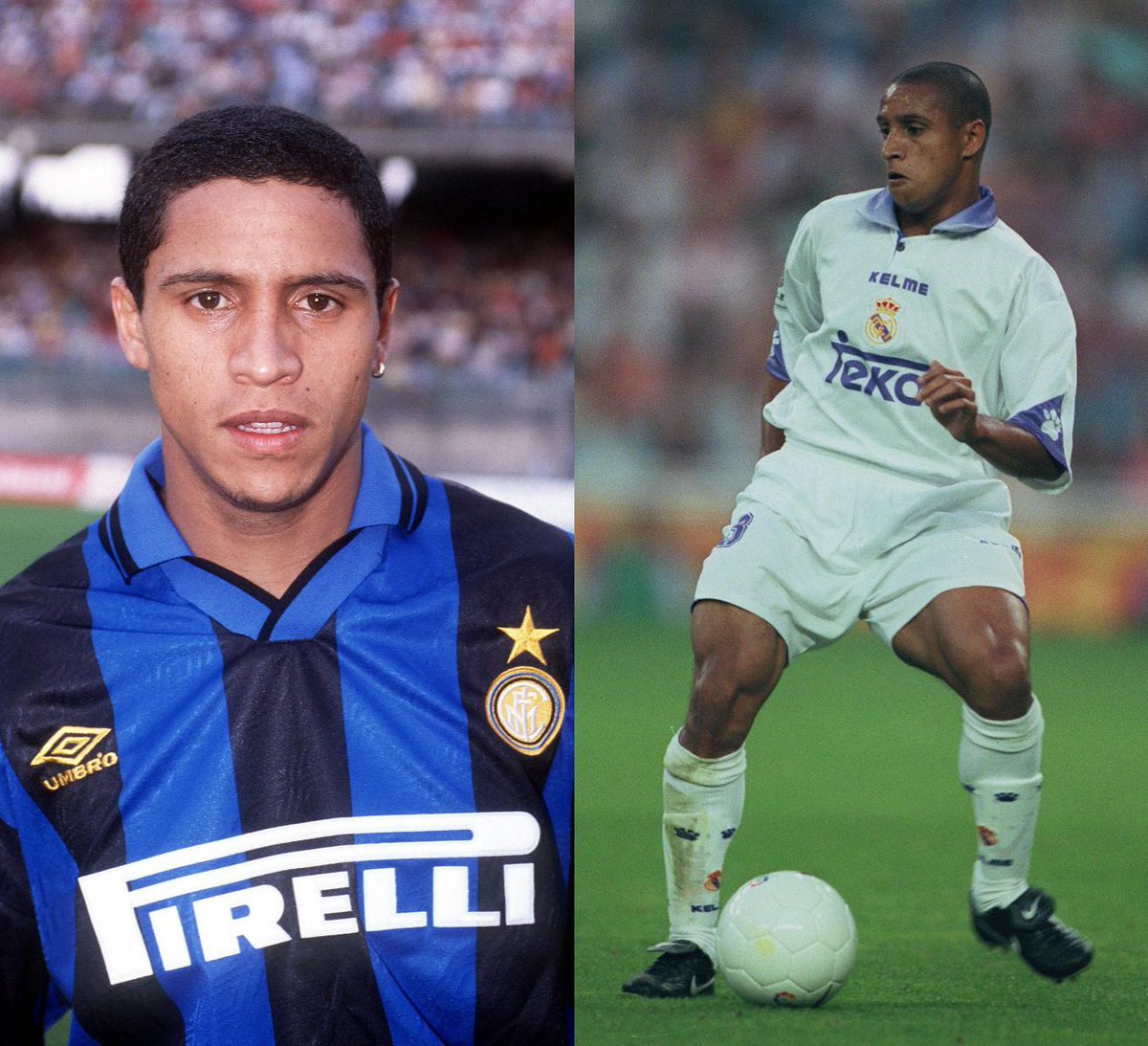 Roberto Carlos: "At Inter, they had me playing as a winger, even as a forward. The big problem was that in my first 7 games, I scored 7 goals. So they put me up front, and I suffered a lot. I spoke with the president to tell him I couldn’t play there because the Copa América was