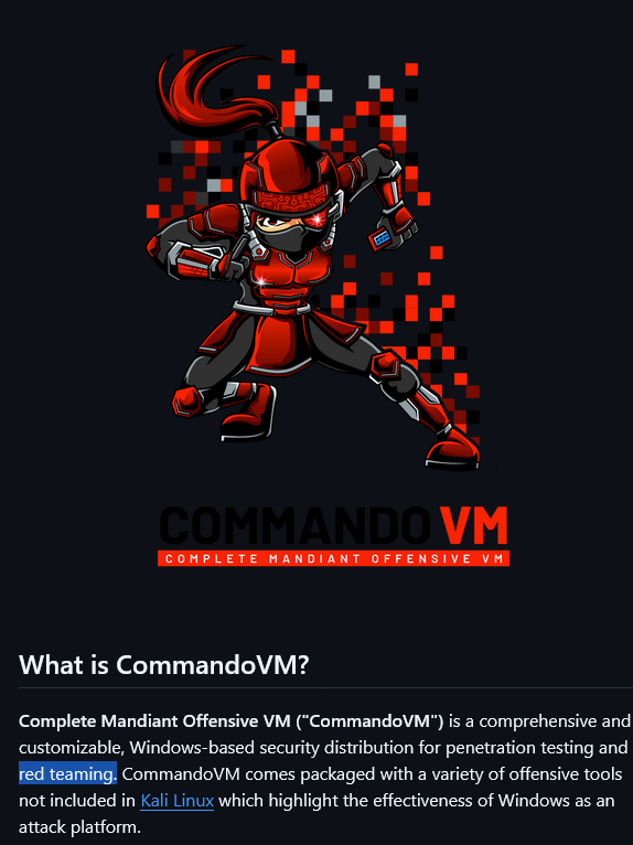 0x0SojalSec's tweet photo. A fully customizable Windows-based pentesting and red teaming virtual machine distribution.

- https://t.co/6o0M7iCWk0

#infosec #cybersec #redteaming https://t.co/BdQTtCGpI0