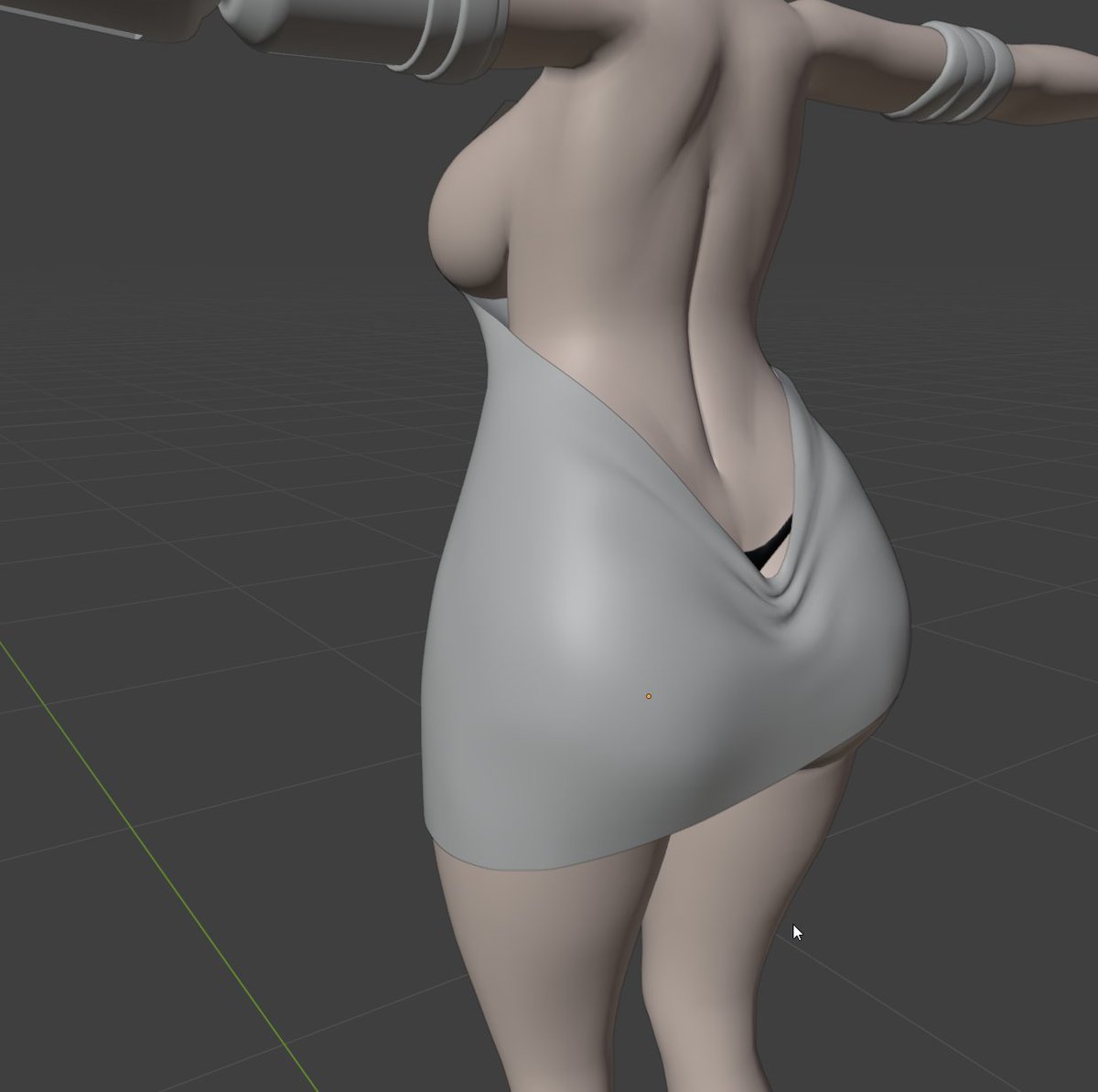 このドレスは少しエロイと思います。