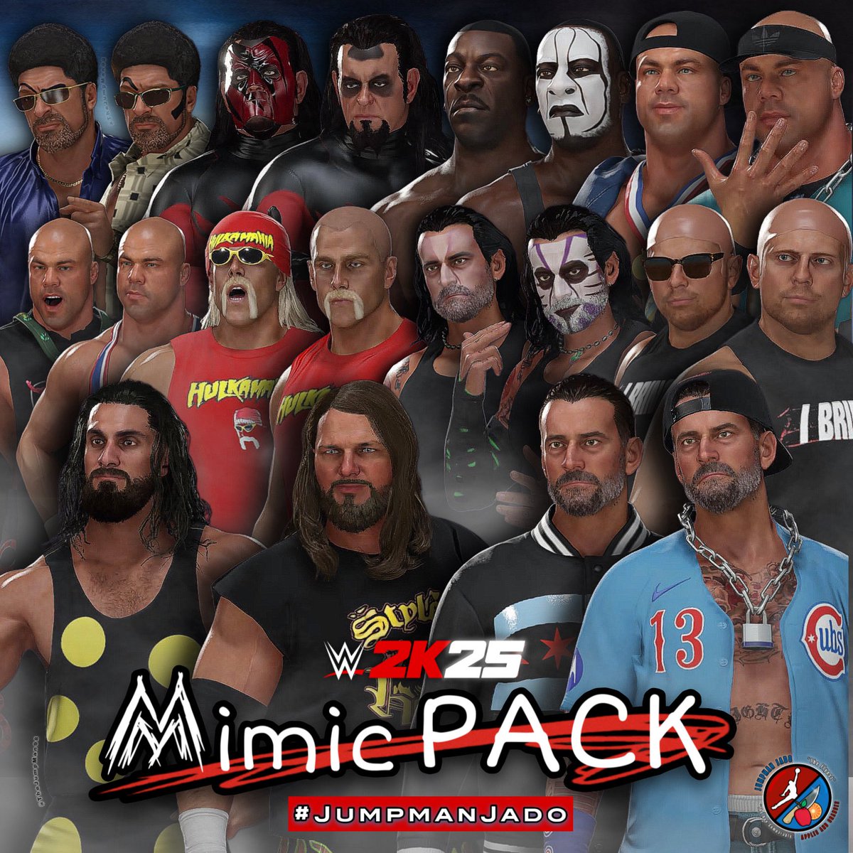 TheJumpMan98's tweet image. ＭＩＭＩＣ 🎭 ＰＡＣＫ － 
Ｔｈｅ  Ｃｏｍｐｌｅｔｅ  Ａｌｂｕｍ

𝗕𝘆: 𝗝𝘂𝗺𝗽𝗺𝗮𝗻𝗝𝗮𝗱𝗼
(𝗳𝗲𝗮𝘁𝘂𝗿𝗶𝗻𝗴: 𝗔𝗽𝗽𝗹𝗲𝘀𝗔𝗻𝗱𝗢𝗿𝗮𝗻𝗴𝗲𝘀)

#WWE2K25

As we are approaching the release of #WWE2K26, I just would like to declare this another successful year of creating.…